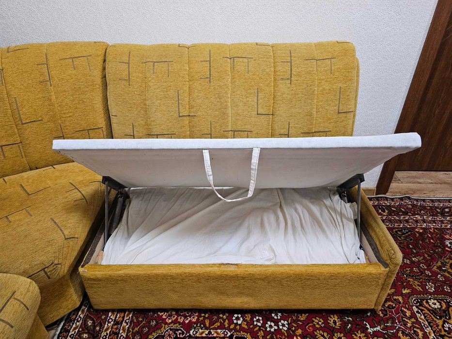 Ъглов диван разтегателен