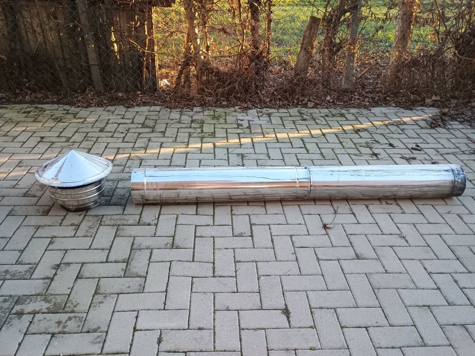 Element horn inox + terminal inox contra ploaie/vant