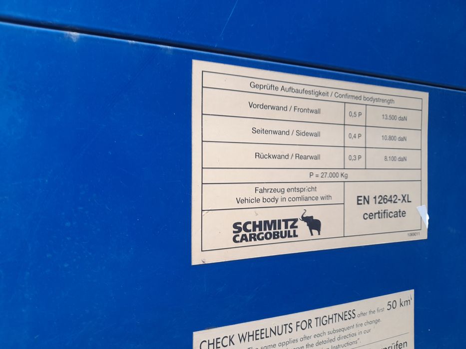 Semi remorca schimitz cargobull