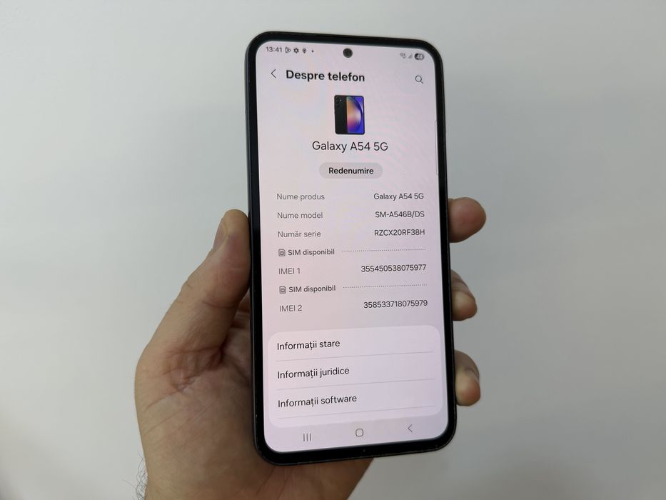 Samsung Galaxy A54 5G, 128 gb, 8 gb ram, Black, dual sim
