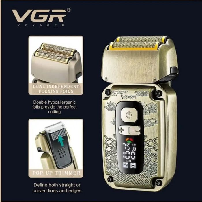 Комплект 3 в 1 VGR V-642 Машинка за подстригване, тример и самобръснач