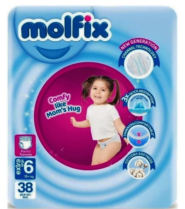 Памперсы-трусики Molfix Размер 6