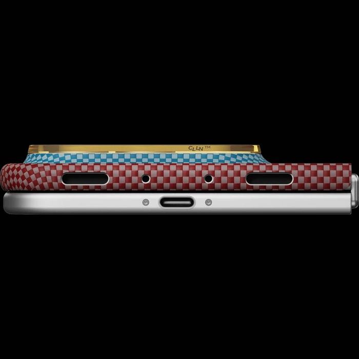 Карбонов Калъф с MagSafe Pitaka Edge Case Over the Horizon 2.0 за iPhone Duo – Sunset