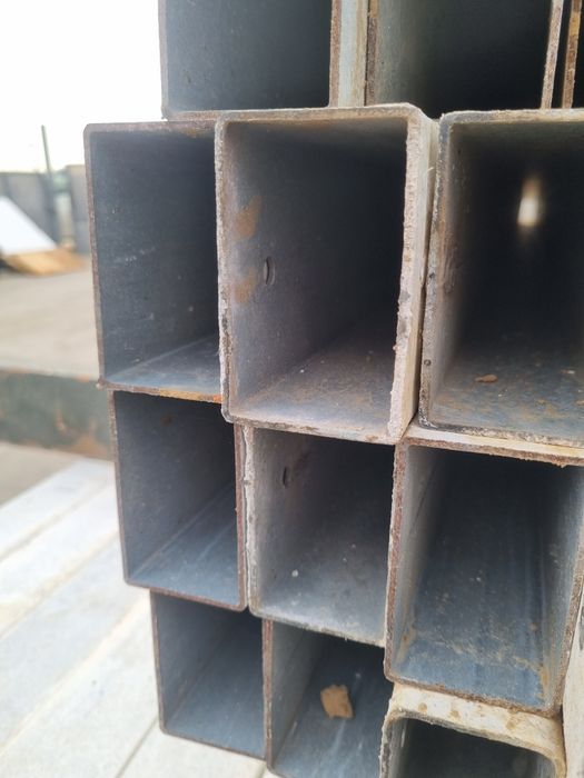 Teava gard zincata Teava rectangulara zincata,stalpi gard zincat