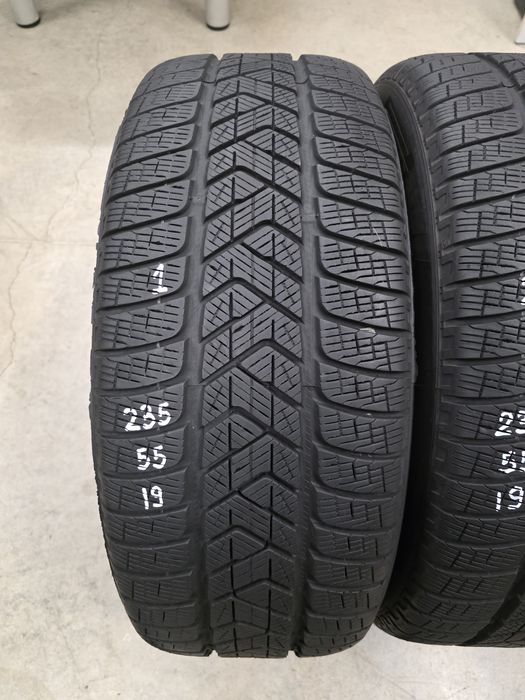 235/55/19 101H XL 4бр.PIRELLI WINTER-RUN FLAT-Неразличими от НОВИ-MOE