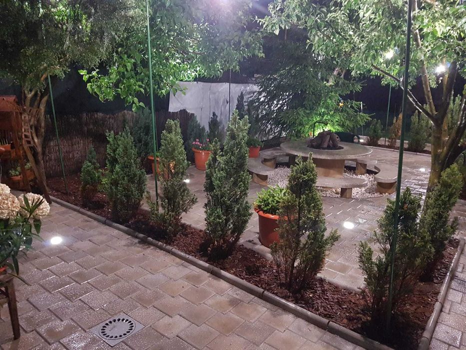 Fabrica pavele de gradina - model retea 3 pavaje montaj