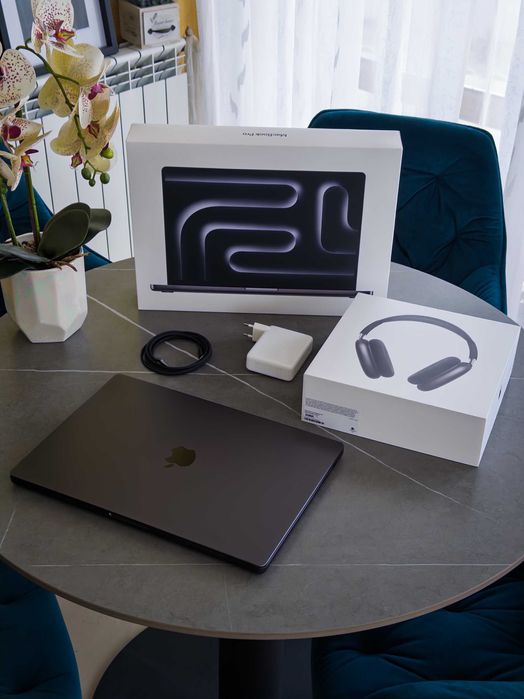 MacBook Pro 16" M3 Max 48GB 1TB + AirPods Max Gen2 | CA NOU | Space Black