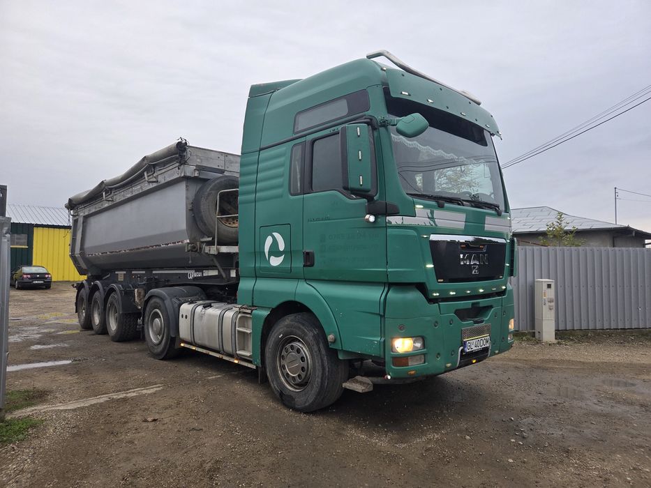 Man tgx +semiremorca basculabila