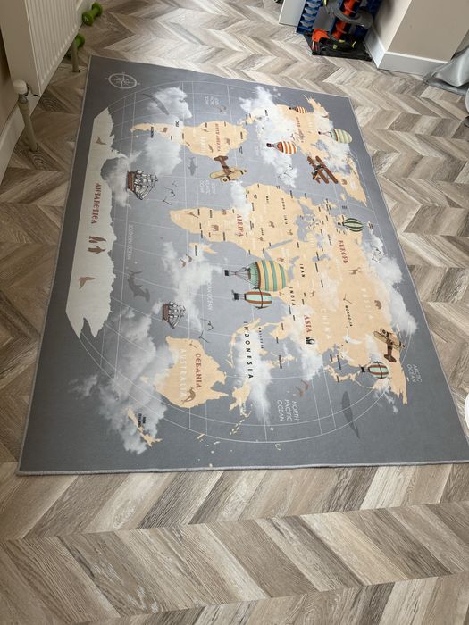 Продам ковер карта мира