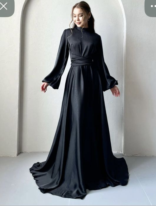 Вечерный платье длинный  черный