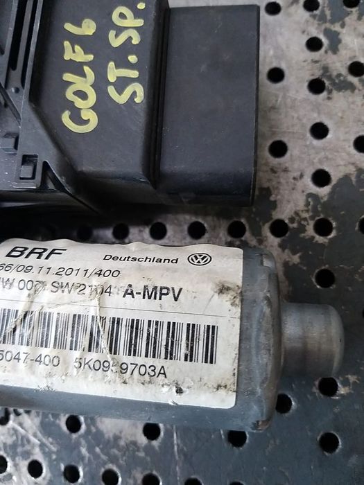 Motoras macara geam stanga spate vw golf 6 5k 0130821567 5k0959703a