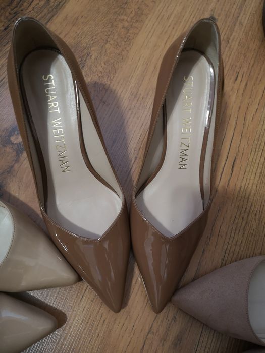 Stuart Weitzman обувкии естествен лак