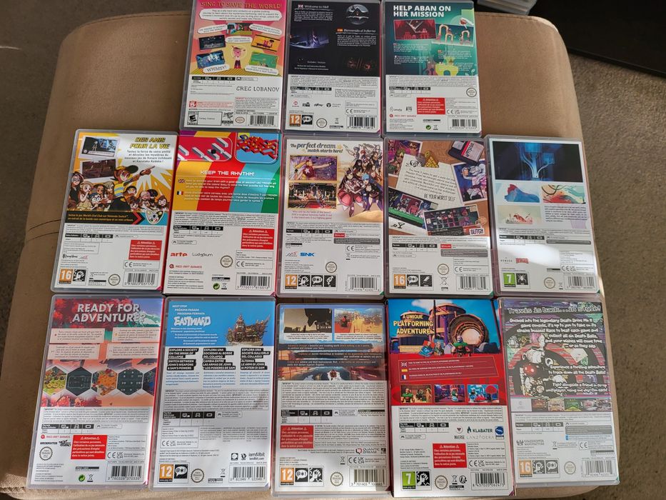 17 игри за Nintendo Switch комплект