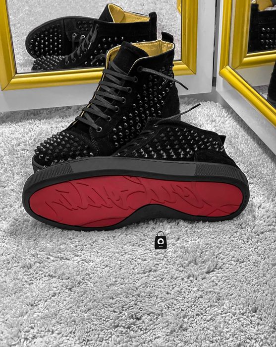 Louboutin High Spike Piele Eco/Catifea Livrare cu Verificare