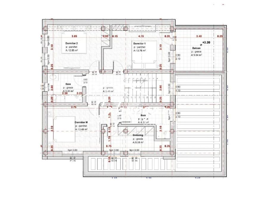 Casa individuala cu 4 camere, 130mp utili+terasa (19mp), teren 360mp