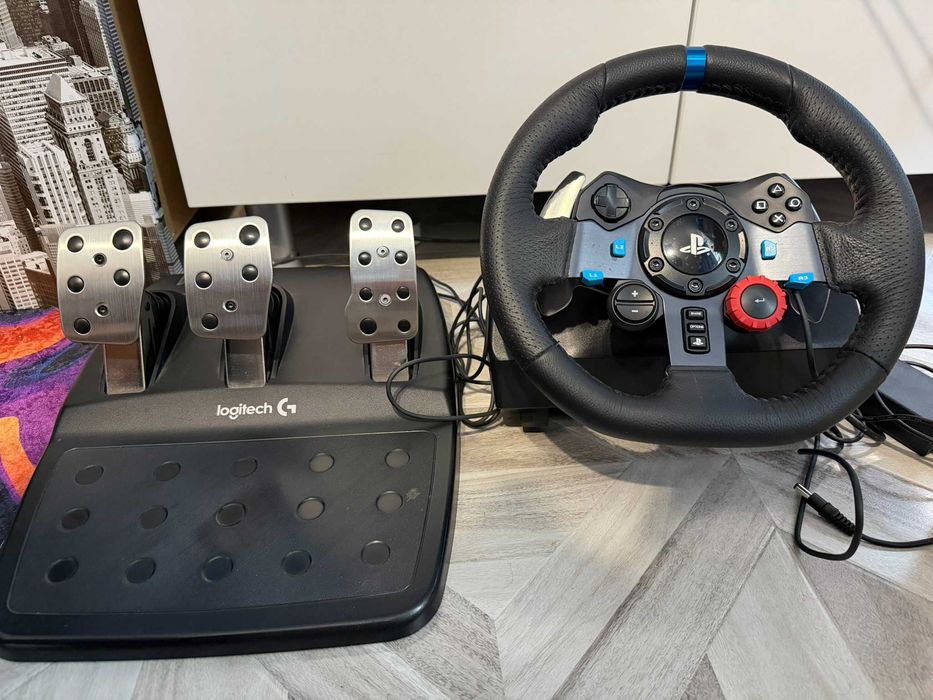 Volan si Pedale Logitech G29 pentru Playstation, PC