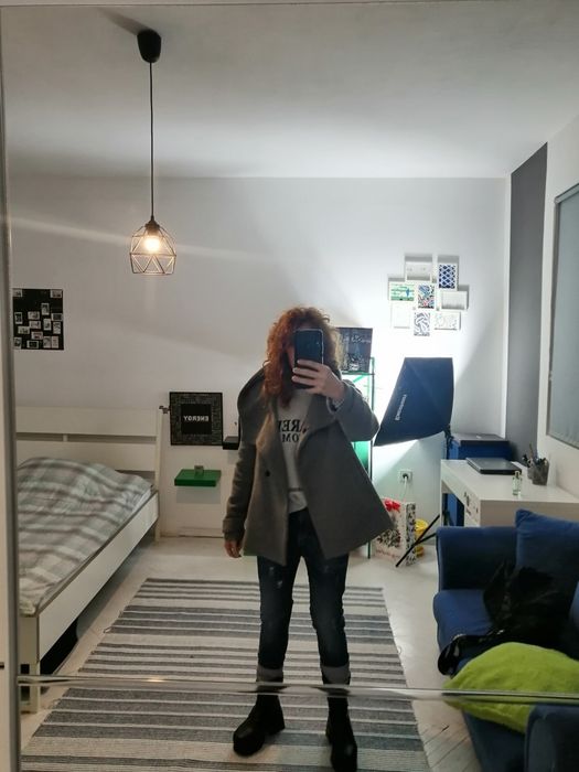 Късо палто ZARA BASIC