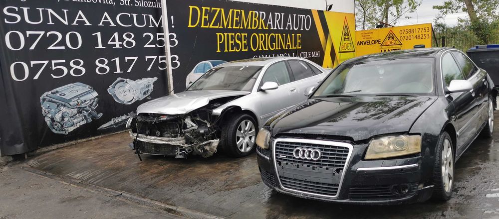 Dezmembrez audi a8 D3 4.2 bvn/stop a8/bara fata a8 d3/capota/interior/