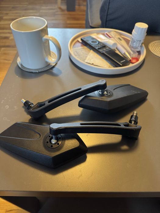 Педали, ръкохватки и огледало за колело