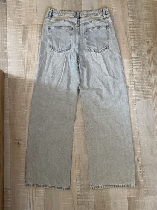 Сини дънки wide leg