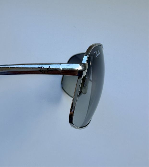 Ray Ban RB3387 Aviator Gunmetal Grey Gradient Italy
