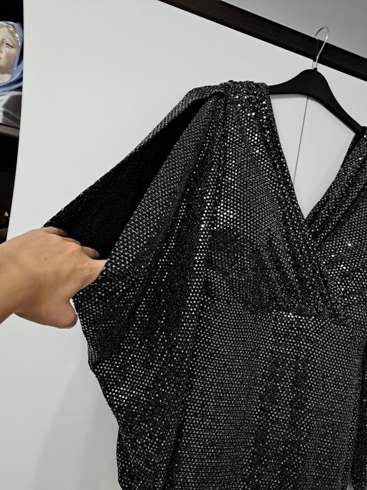 Rochie de seara negru/argintiu