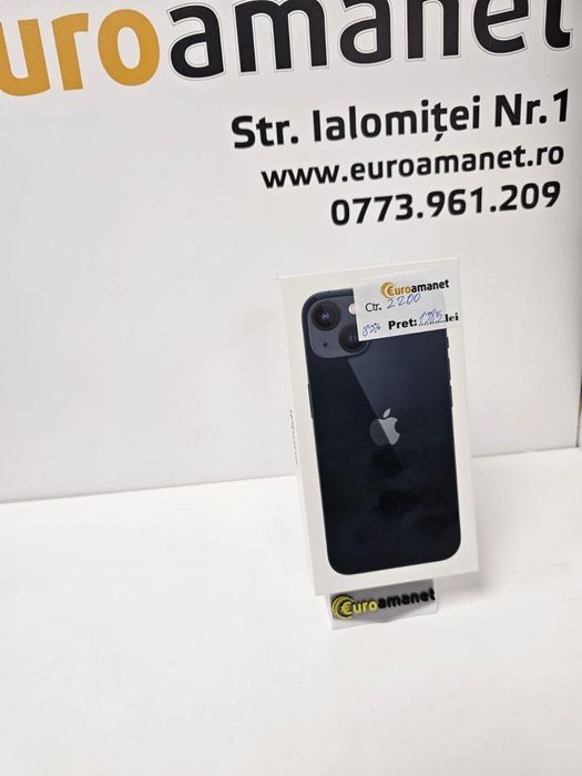 Telefon mobil Apple iPhone 13, 128GB, 5G, Midnight -B-