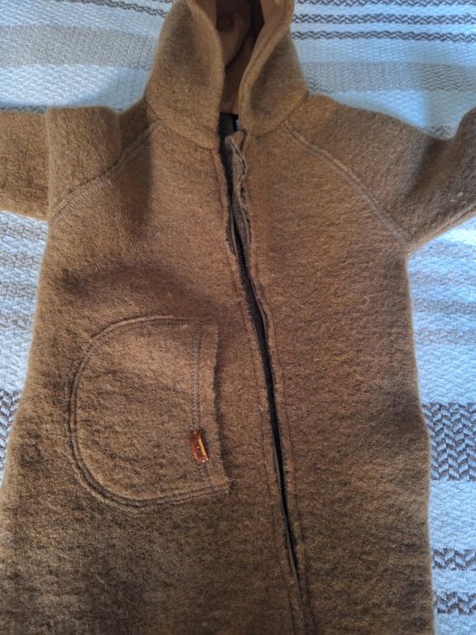 Combinezon lână fiartă Pure Pure mărime 74-80