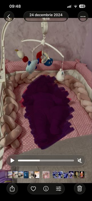 pătuț bebelusi si toddler  70 / 140 cm