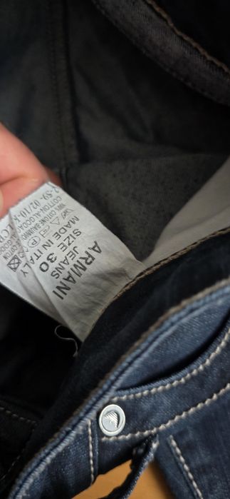 Blugi Giorgio Armani jeans 30 emporio originali Italy talie 74 cm