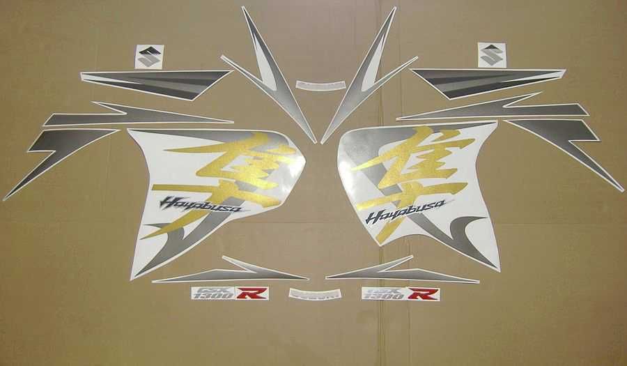 Стикери Сузуки 1340 Hayabusa 2008-2009г лепенки Suzuki Хаябуса графики