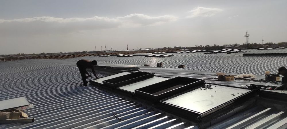 Стеклянные кришы, мансардные окна. Зенитные фонари.