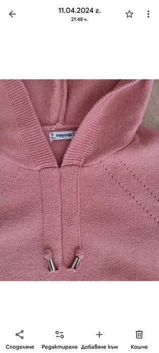 Дрехи за момиче Mayoral  размери 110-128см 140 134см.