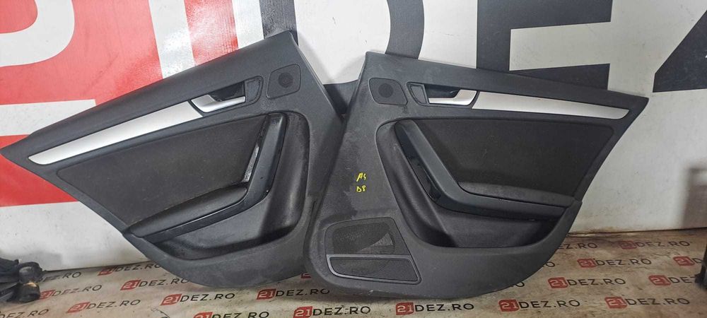 Tapiterii usi / Fete de usa pentru Audi A4 B8 , stanga fata , spate / dreapta fata , spate Masina cu volan pe stanga !