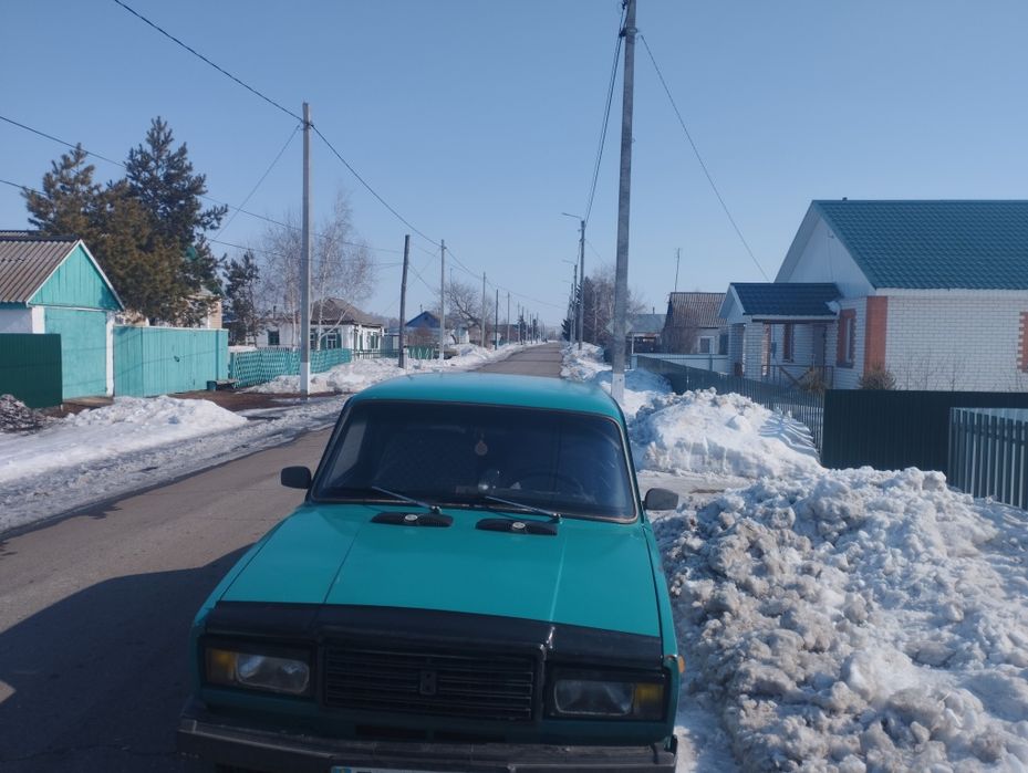 Ваз 2107 на полном ходу