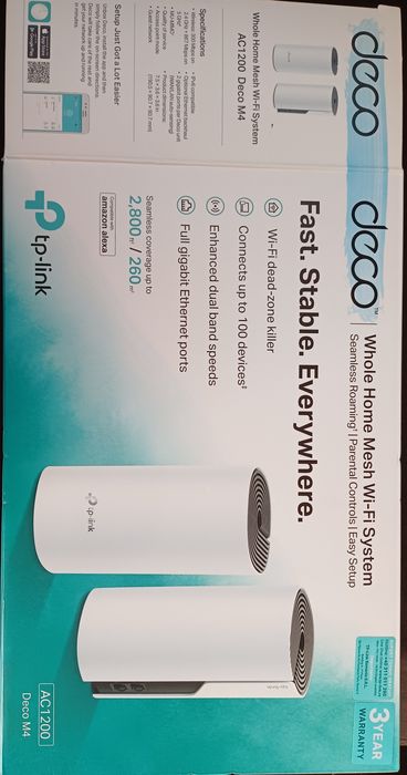 Whole Home Mesh Wi-Fi System AC1200 Deco M4