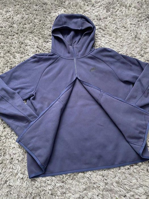 bluza nike tech fleece bleumarin