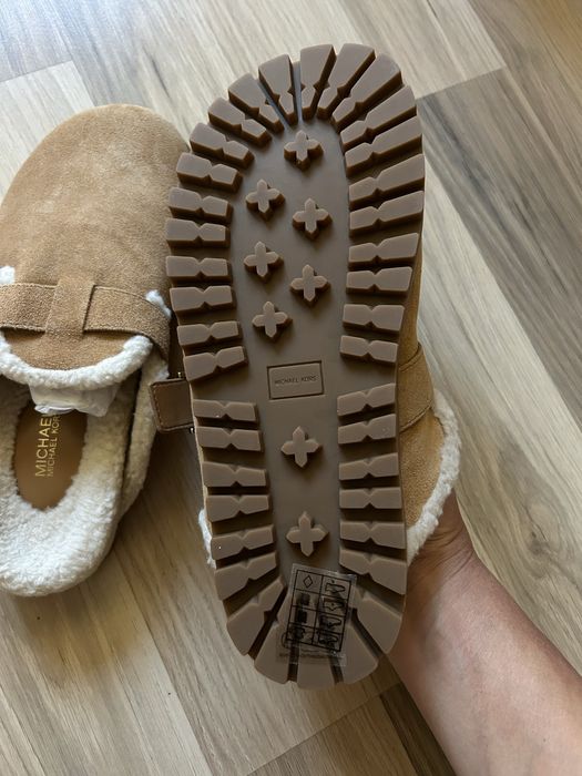 papuci cu blana Michael Kors