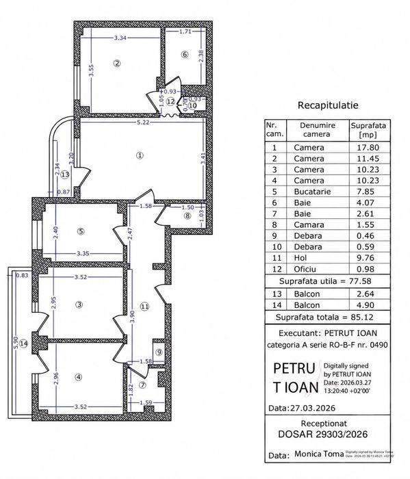 DIRECT PROPIETAR 4 camere | Calea Crângași | 85 mp