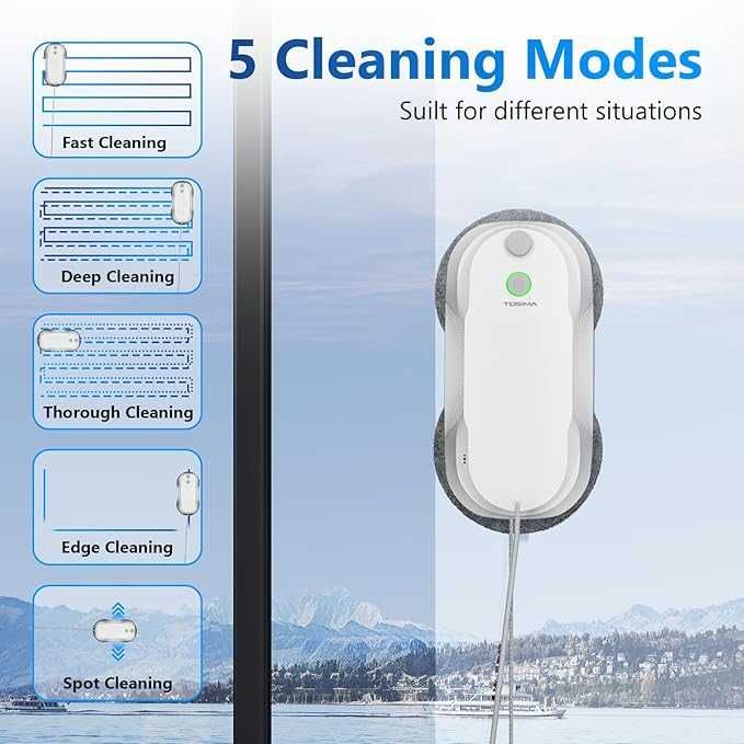 Robot de curățare a geamurilor Tosima W5