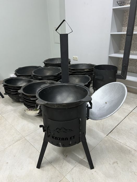 Казан Чугунный Ошак Печь