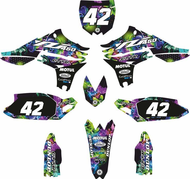Стикери, лепенки ,графики за мотори и атв Yamaha ,KTM  CAN-AM Kawazaki