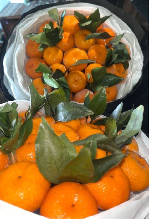 Букеты из мандаринов на заказ