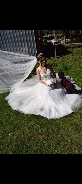 Rochie de mireasă model A line