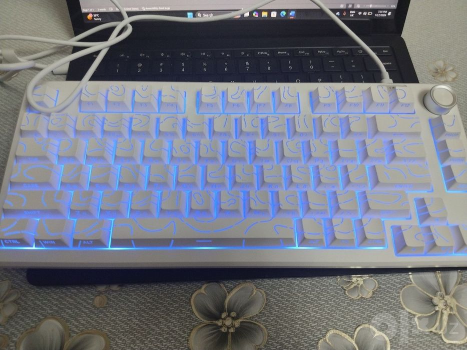 Furycube IP75, membrana klaviatura