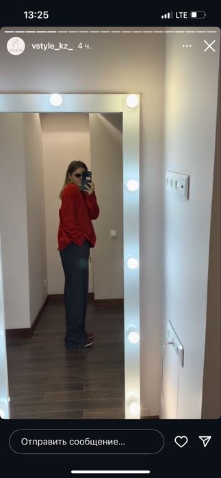 Джемпер новый в красном цвете