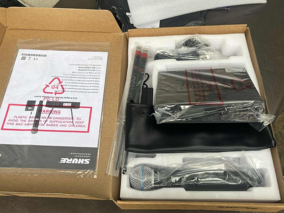 Microfon SHURE ulxd4 ulxd24 beta58a – wireless digital profesional