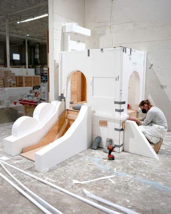 Penoplastdan 3D figuralar, художник