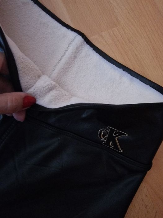 Colanți  Calvin Klein vatuiti sezonul rece diverse marimi/logo metalic