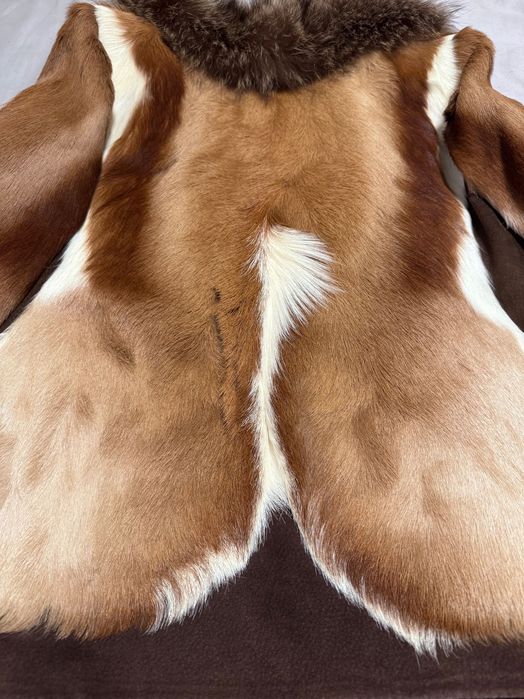 Яке / палто от естествена кожа и косъм от антилопа